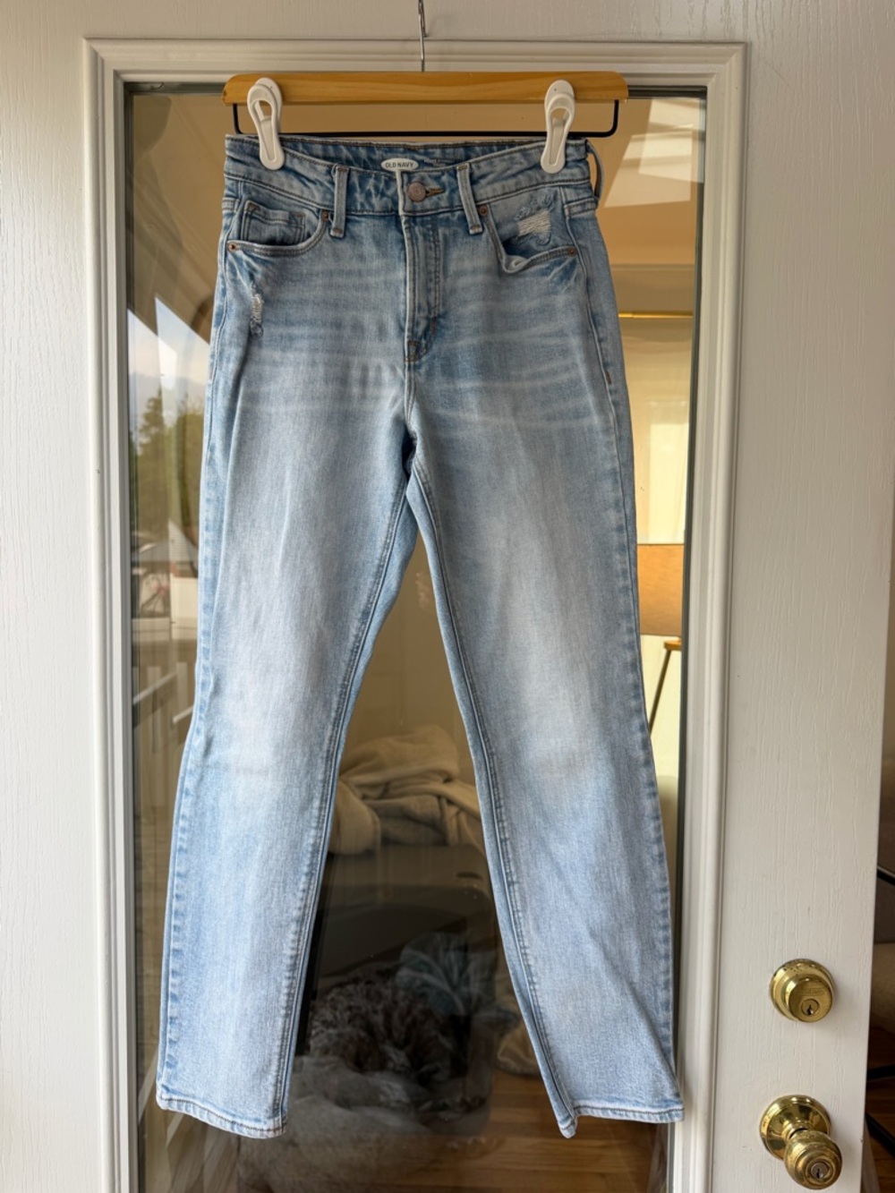 Old Navy Power Straight High Rise Jeans
